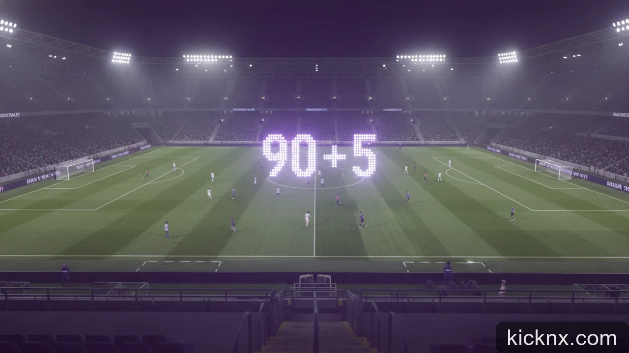 Minh họa cho 1 trận đá bóng bao nhiêu phút? Hướng dẫn nhanh luật thời gian thi đấu chuẩn FIFA