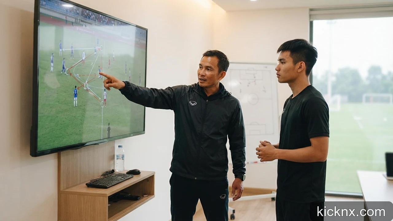 Minh họa: Cách xem lại video chiến thuật: dừng hình ở đâu và theo dõi ai?