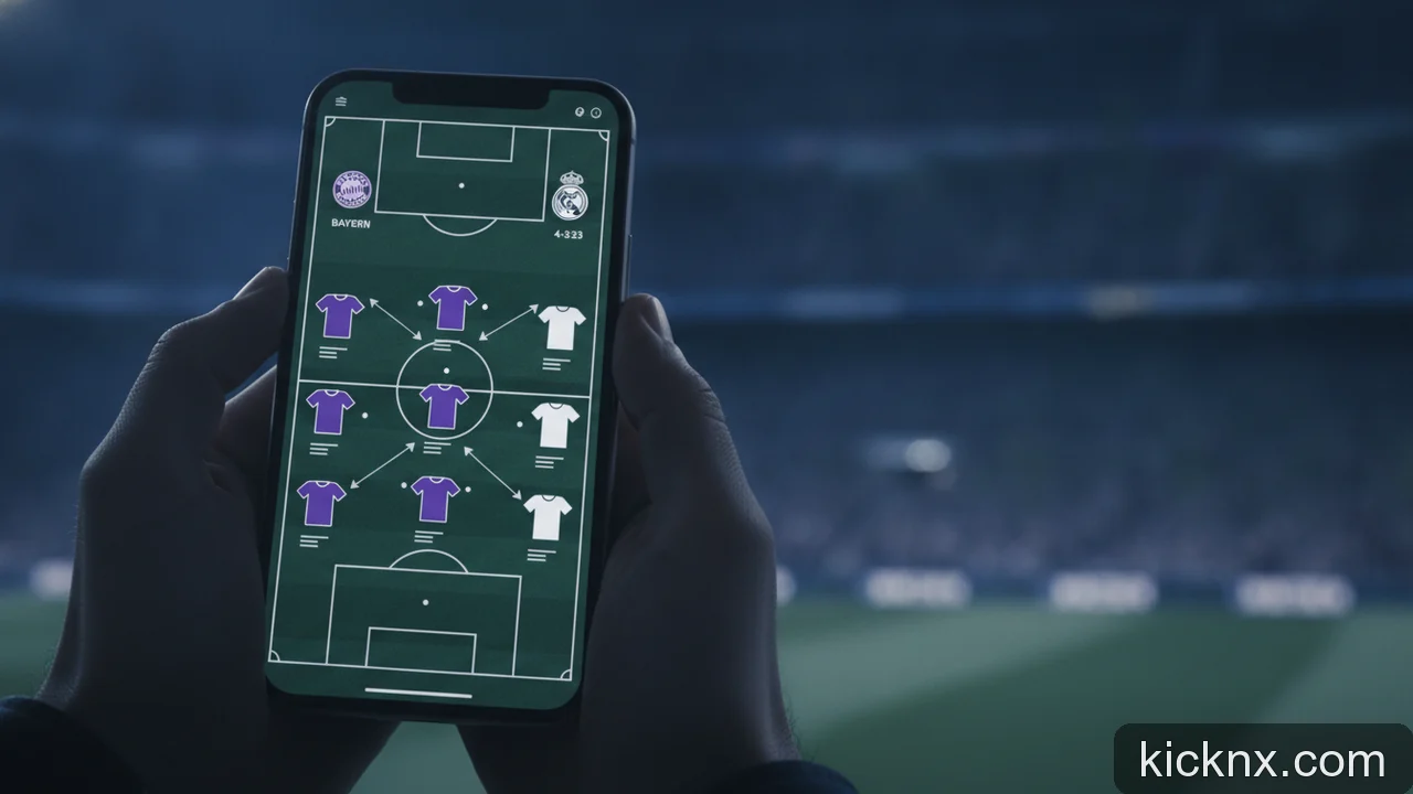 Minh họa cho Đội hình Bayern gặp Real Madrid: Hướng dẫn nhanh cách xem đội hình ra sân chính xác nhất