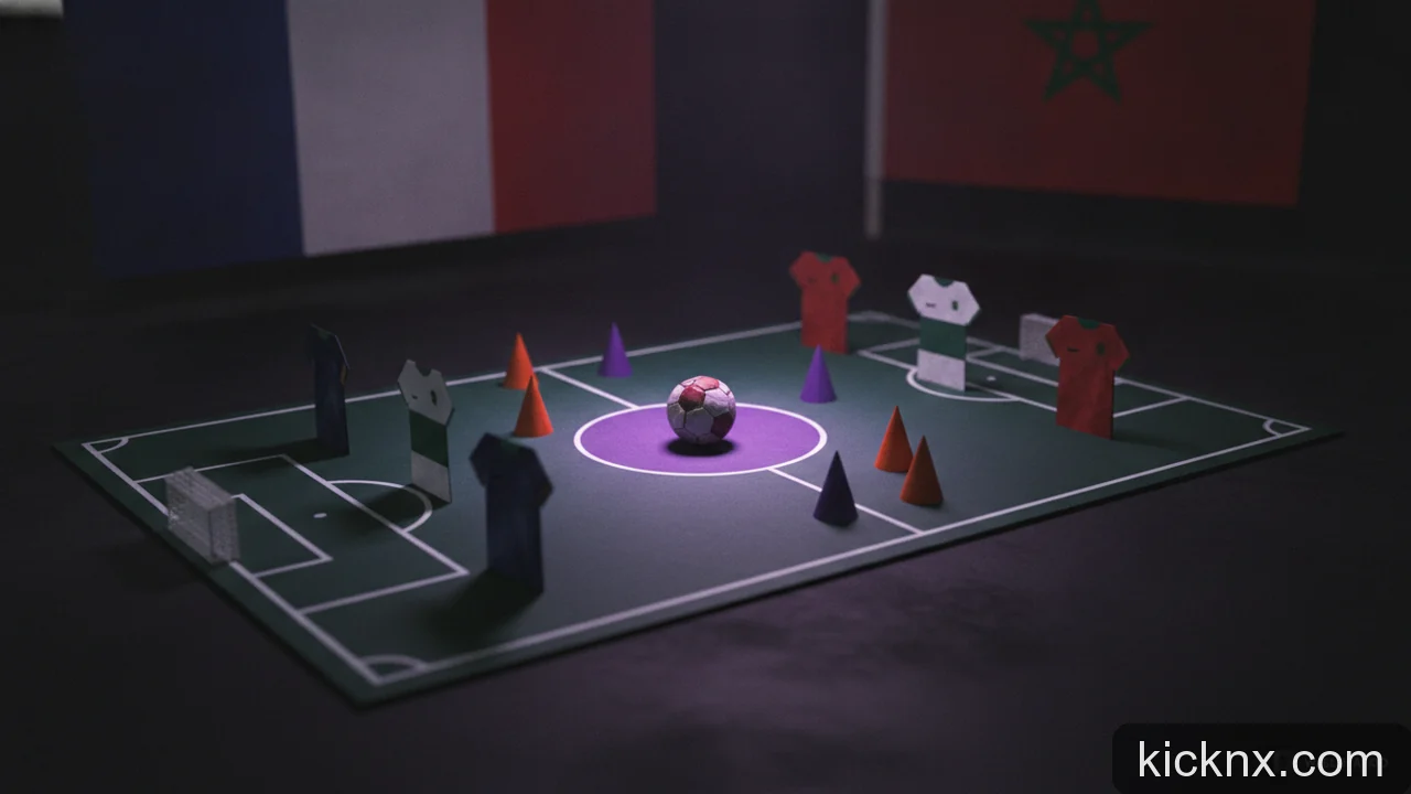 Minh họa cho Đội hình Pháp vs Maroc: Hướng dẫn nhanh cách xem đội hình dự kiến và chính thức