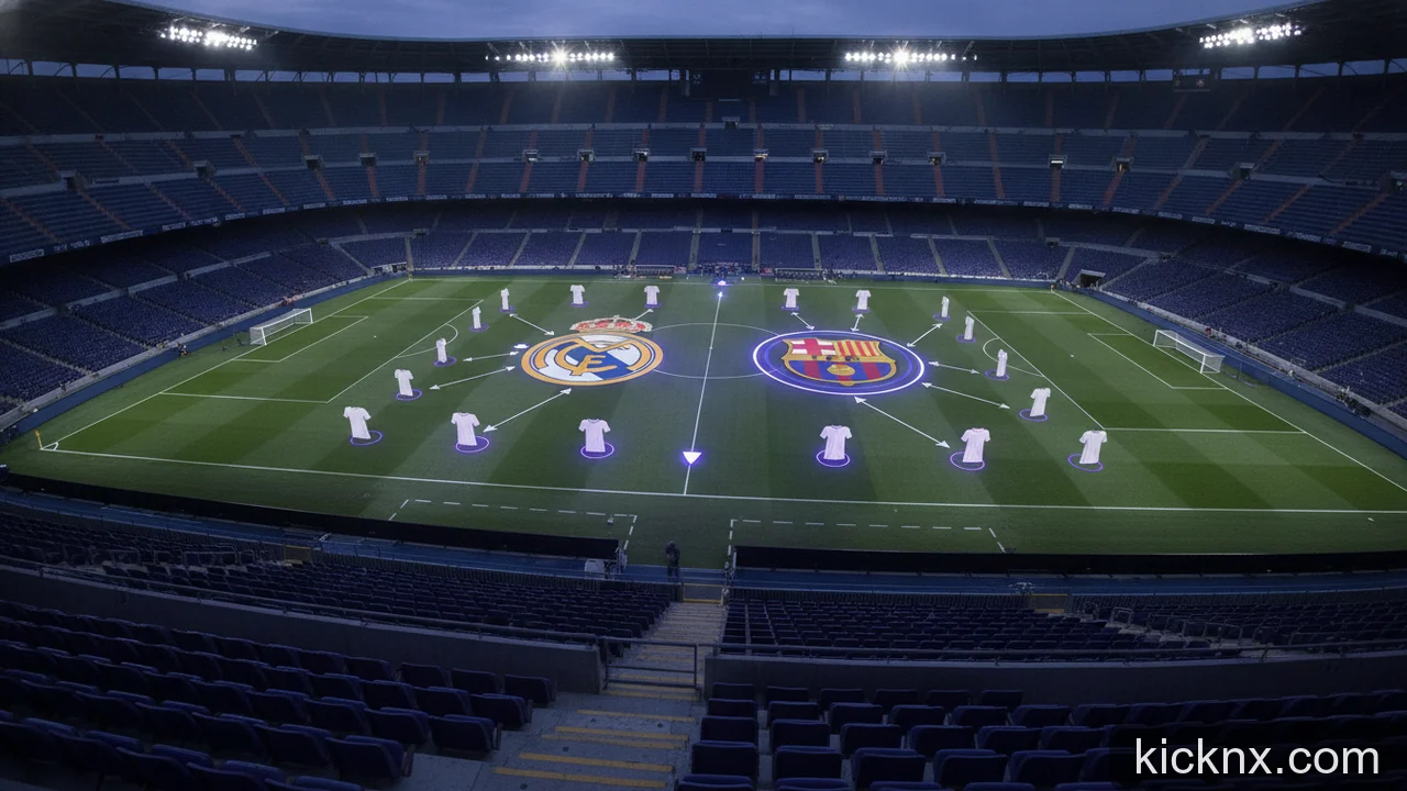 Minh họa cho Đội hình Real Madrid gặp Barcelona: Mẹo theo dõi đội hình chính thức từ các nguồn hợp pháp