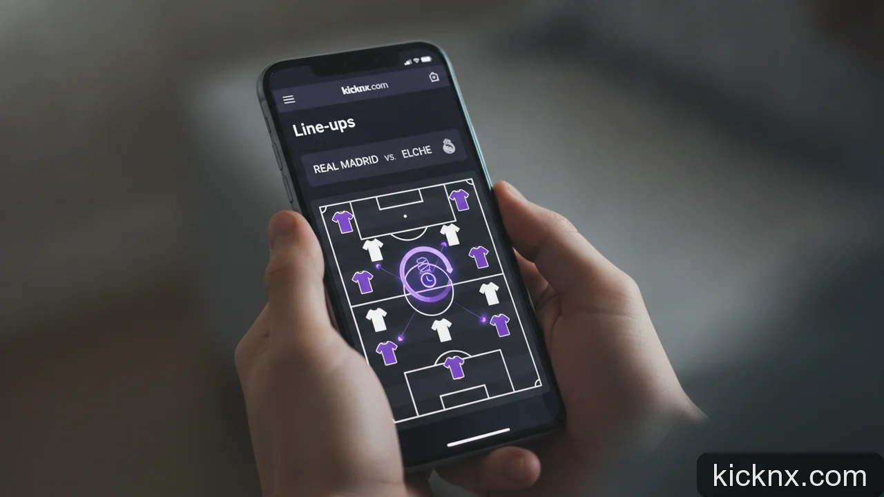 Minh họa bổ sung: Đội hình Real Madrid gặp Elche: Cách xác minh thông tin từ nguồn chính thức