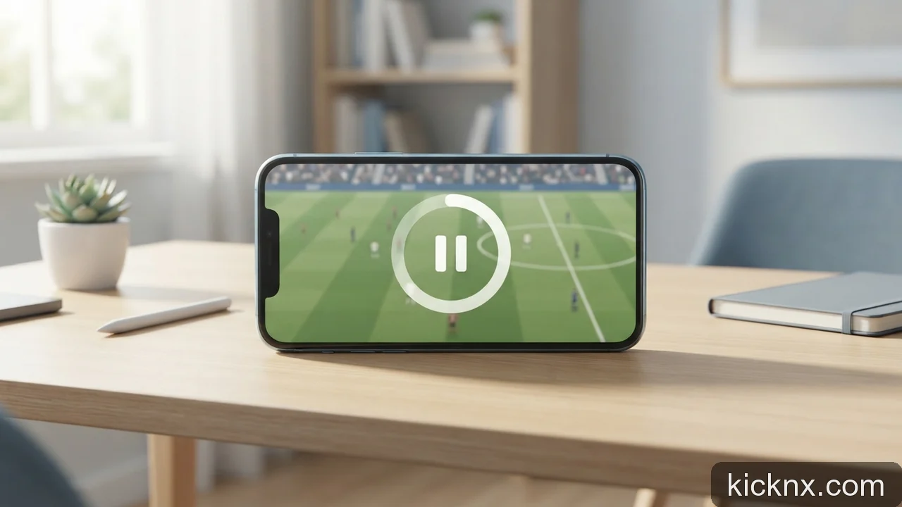 Minh họa: Khắc phục lỗi không phát được video phát lại trận đấu trên điện thoại