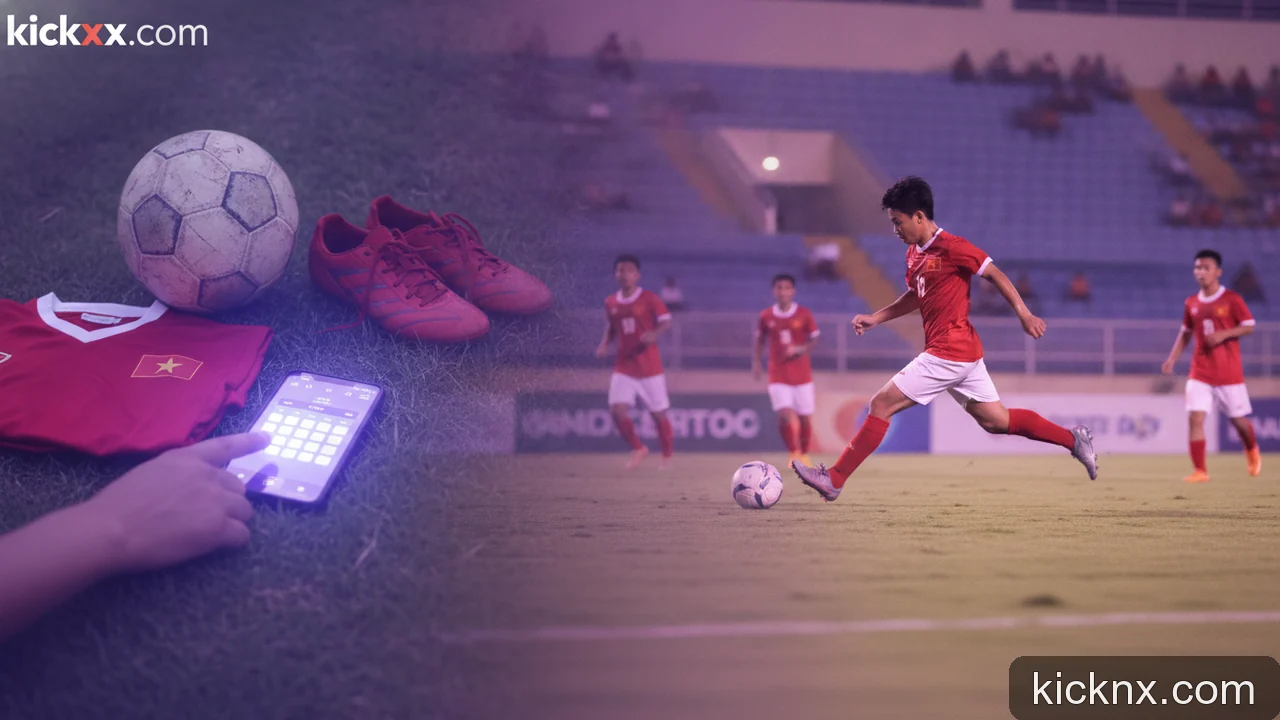 Minh họa cho Lịch bóng đá U17 Việt Nam: Hướng dẫn nhanh xem lịch thi đấu và kết quả mới nhất