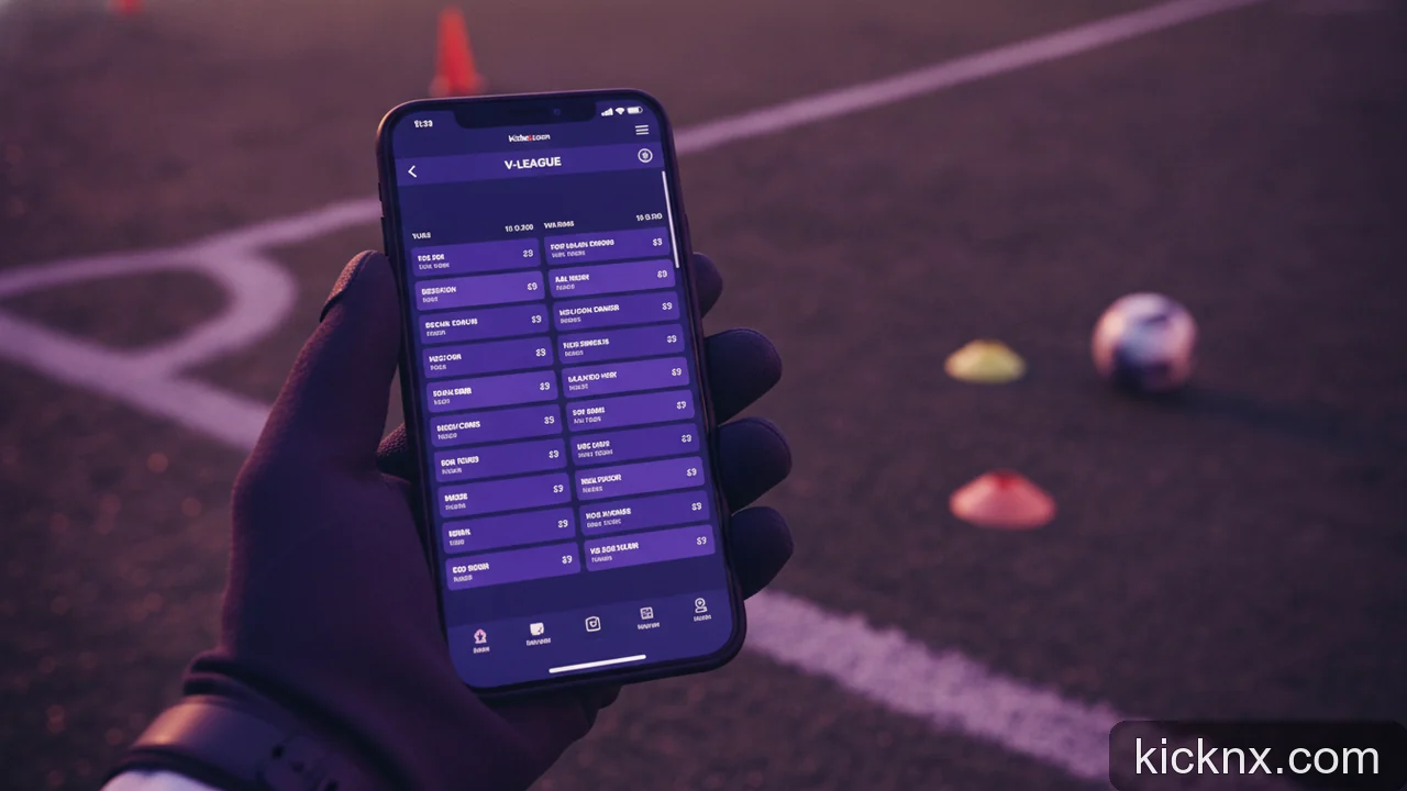 Minh họa bổ sung: Lịch bóng đá V-League: Cách xác minh lịch thi đấu từ các nguồn chính thức của giải