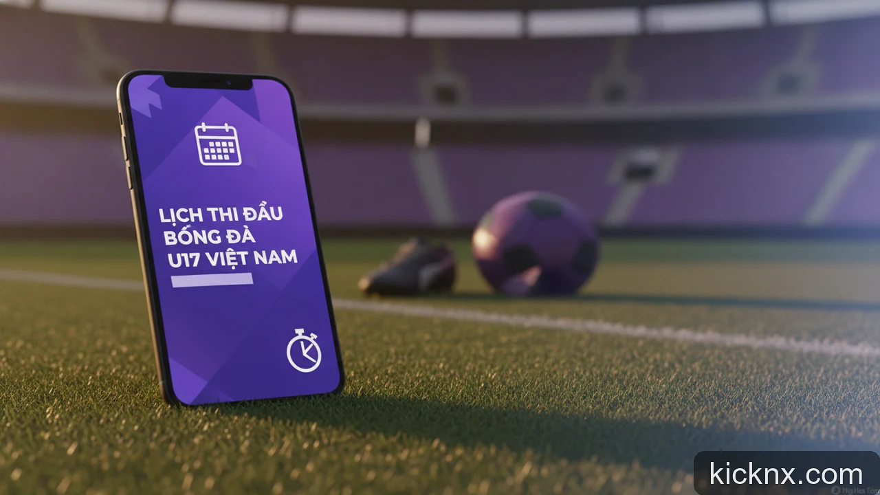 Minh họa bổ sung: Lịch thi đấu bóng đá U17 Việt Nam: Checklist trước giờ bóng lăn cần biết