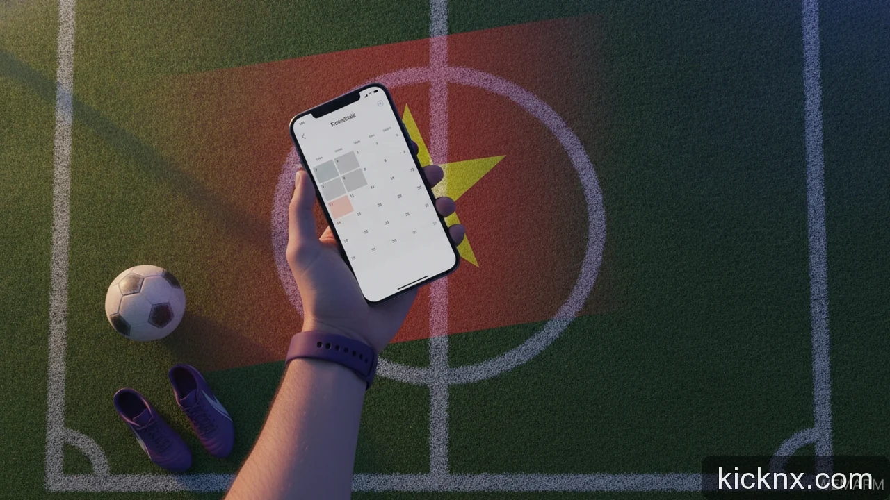 Minh họa cho Lịch Thi Đấu Bóng Đá Việt Nam 2026: Hướng Dẫn Nhanh Để Không Bỏ Lỡ Các Trận Đấu Quan Trọng