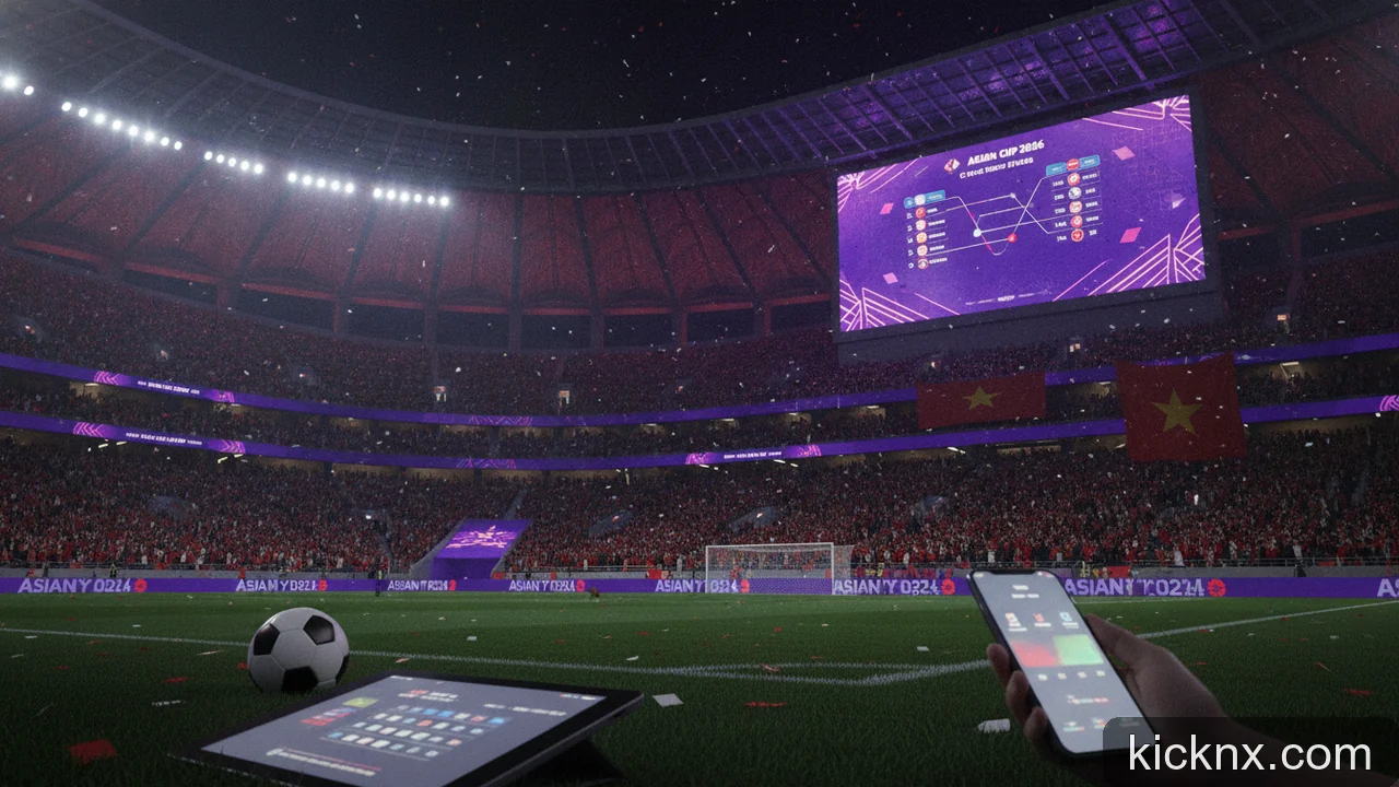 Minh họa cho Lịch thi đấu bóng đá Việt Nam tại Asian Cup 2026: 3 bước kiểm tra nhanh nhất