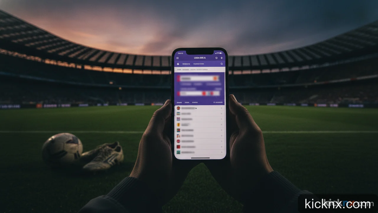 Minh họa cho Lịch thi đấu bóng đá Ý: Cách xác minh thông tin từ nguồn chính thức Serie A