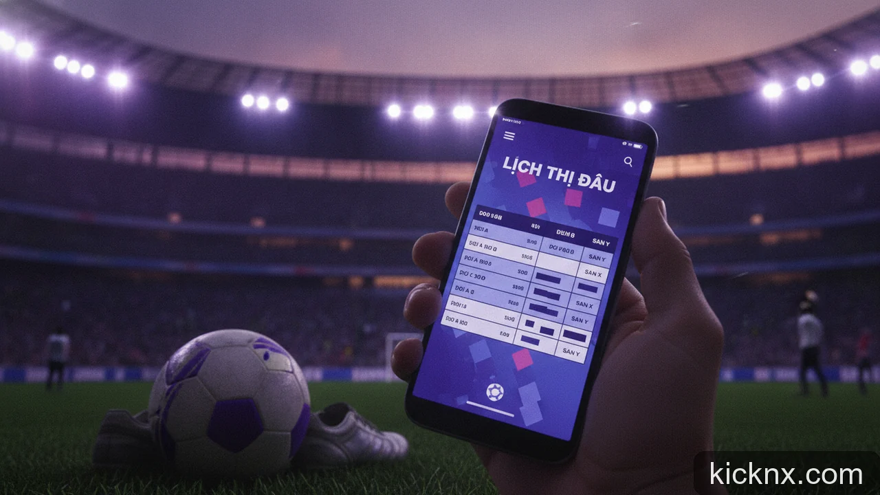 Minh họa cho Lịch thi đấu V-League: Hướng dẫn xem lịch chi tiết và các tình huống cần lưu ý