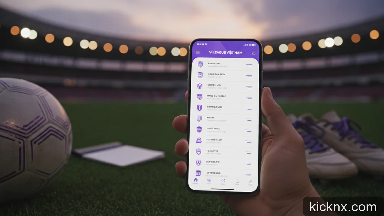 Minh họa bổ sung: Lịch thi đấu V-League Việt Nam: Checklist trước giờ bóng lăn để nắm rõ mọi thông tin