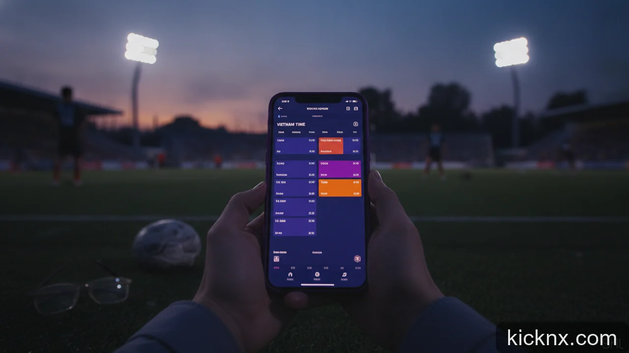 Minh họa bổ sung: Lịch World Cup 2026 Giờ Việt Nam: Hướng Dẫn Cách Sắp Xếp Lịch Xem Trọn Vẹn Các Trận Đấu