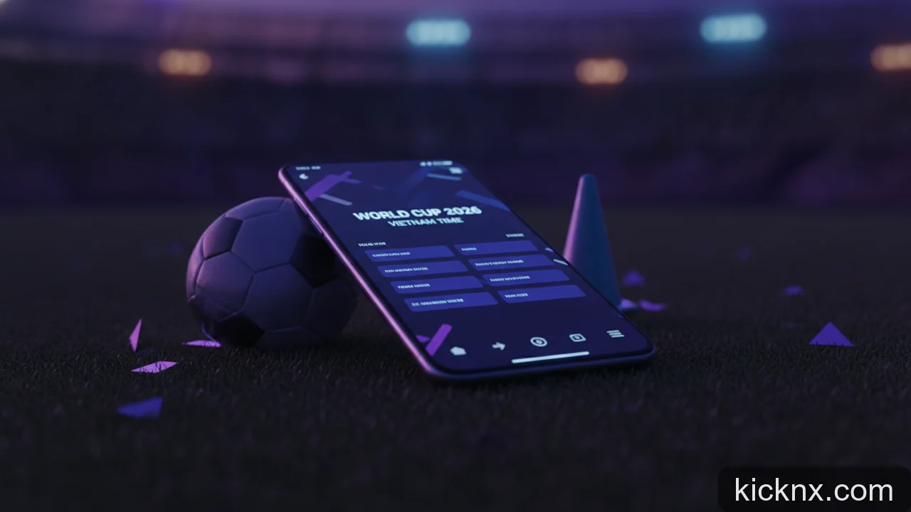 Minh họa cho Lịch World Cup 2026 Giờ Việt Nam: Mẹo Theo Dõi Lịch Thi Đấu Hợp Pháp và Chính Xác Nhất