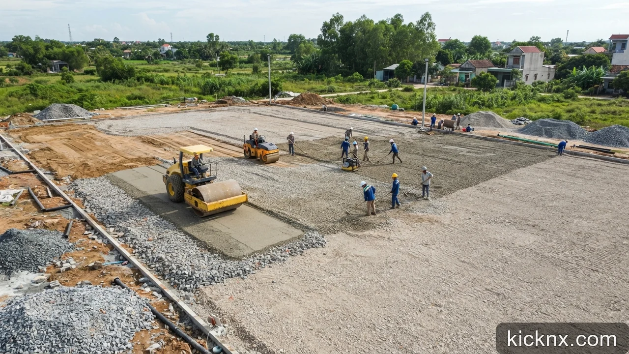 Minh họa: Nền hạ sân cỏ nhân tạo: Các lớp vật liệu cốt lõi và tiêu chuẩn kỹ thuật